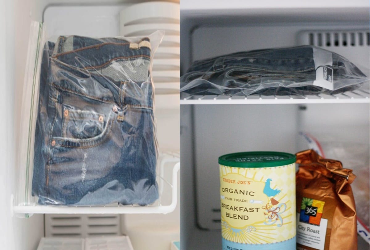 Keep your clothes in fridge instead of washing and see the magic