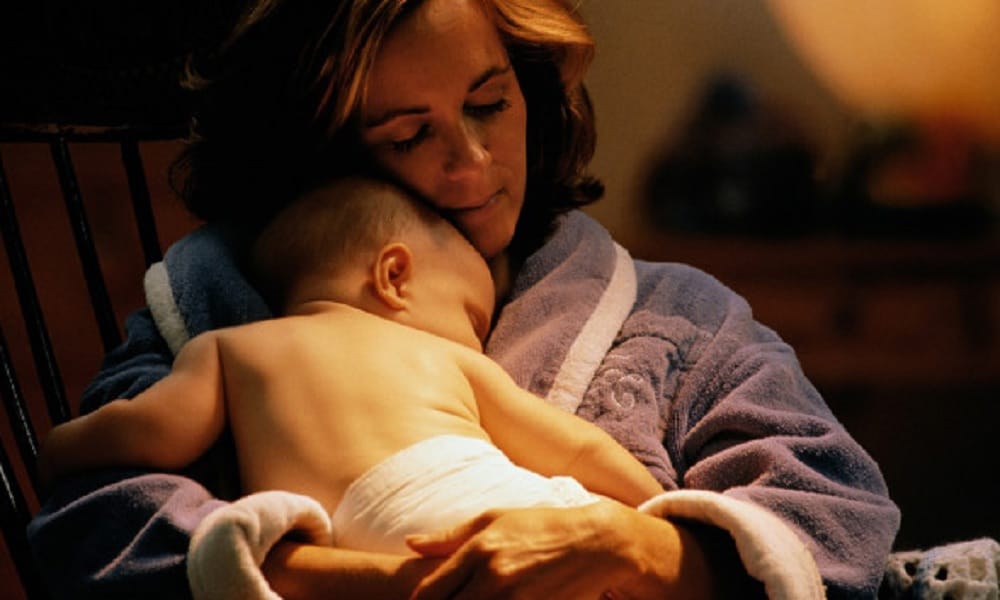 Mothers lullaby not only soothes baby but also gives energy