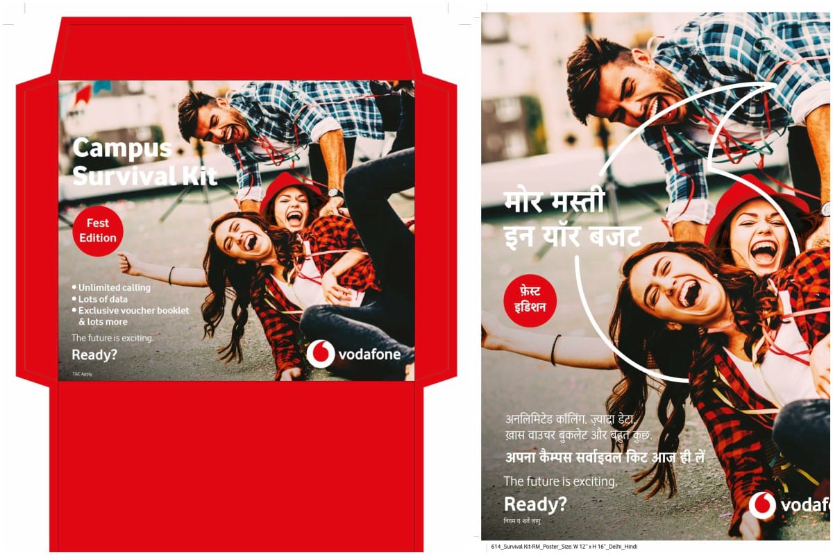 Vodafone India launched Campus Survival Kit for college students
