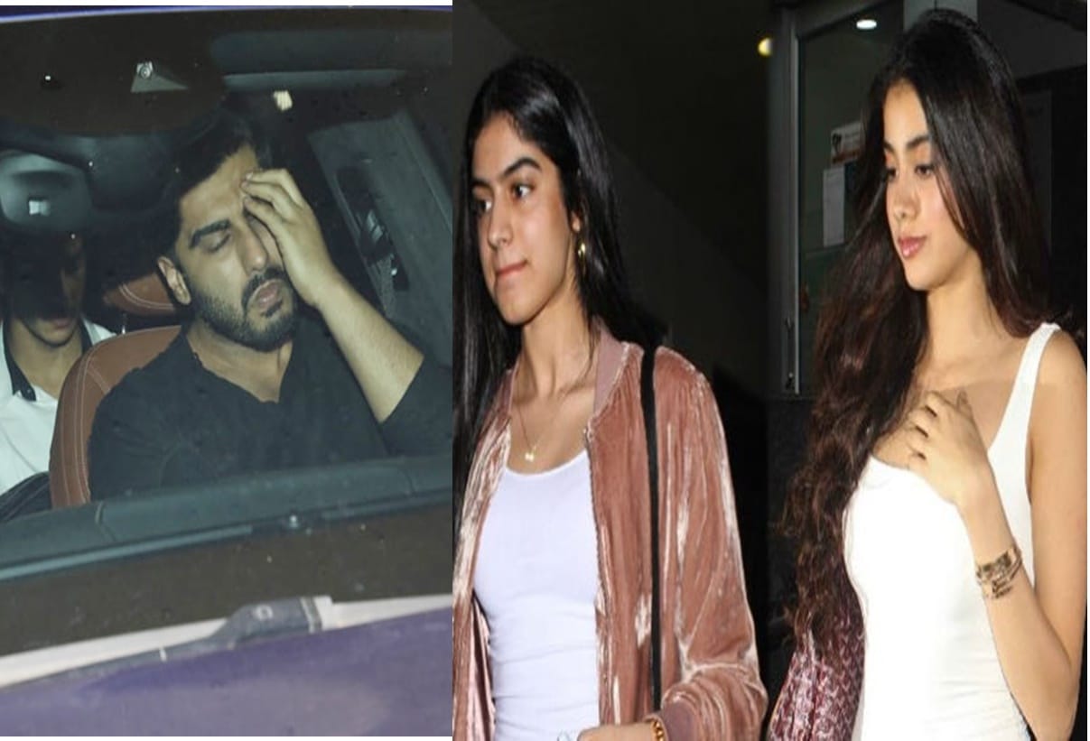 last night sridevi dead body reached mumbai know how to react arjun kapoor and jhanvi