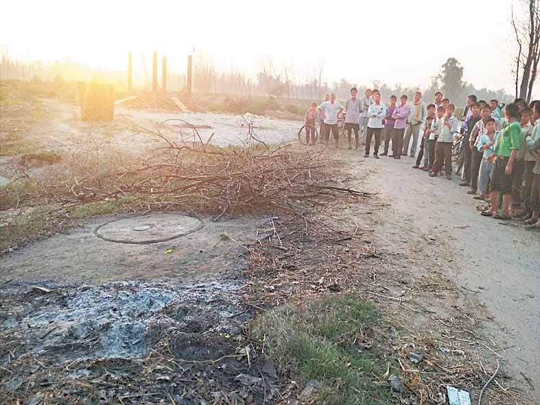 caught fire in holika