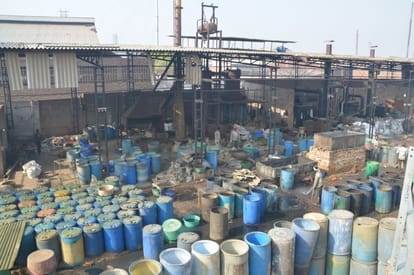 Blast in firozabad chemical factory