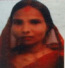 a woman hanged