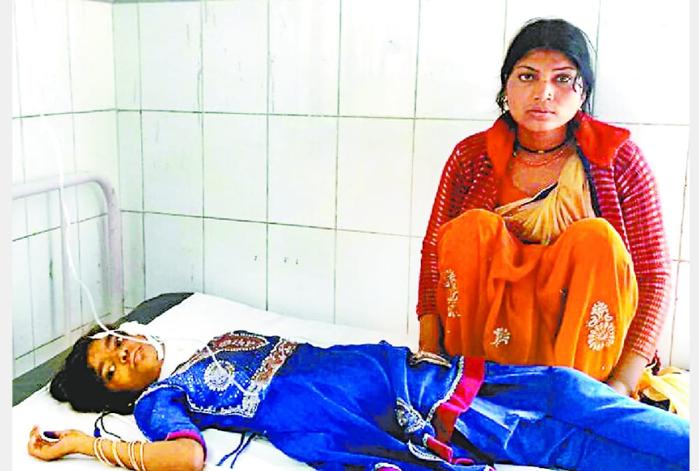 mother saved her daughter from leopard in bahraich.