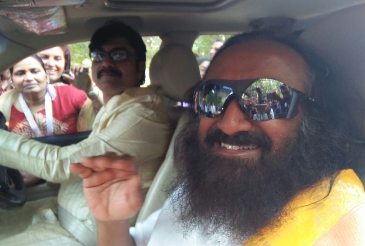 shree shree ravishankar visited baudh taposthali shravasti