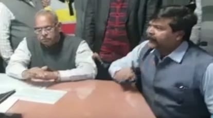 up : BJP leader provocative video viral, stress in town