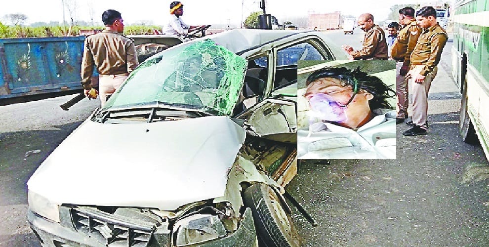 Two Accidents in UP, death of one, 9 critically injured