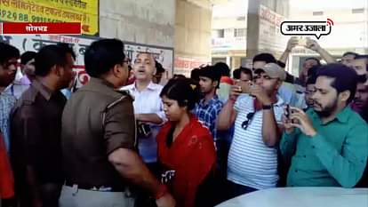 VIDEO: MP HIT  A LAWYER’S CAR IN SONBHADRA