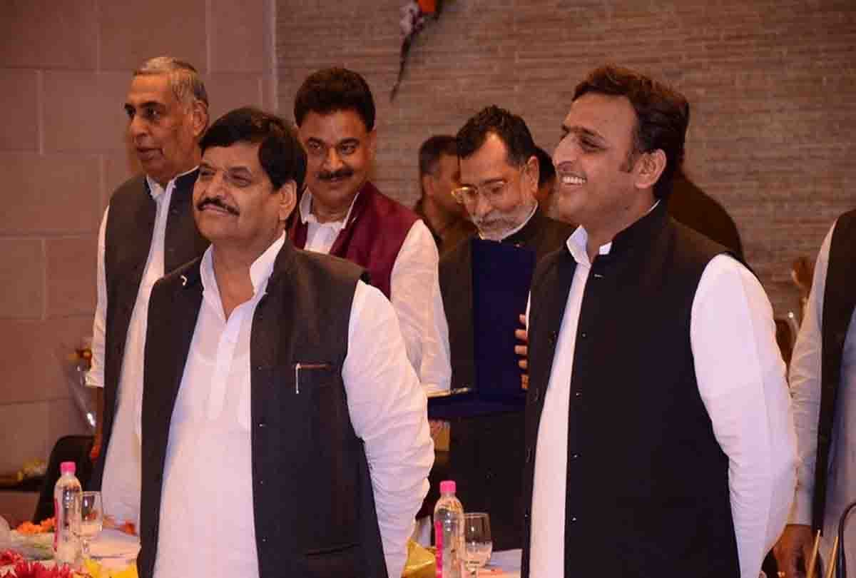 akhilesh yadav and shivpal singh yadav fight