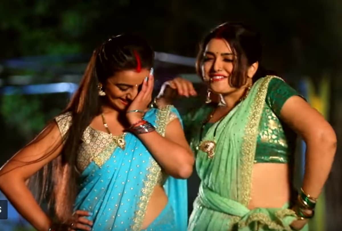 Amrapali and Akshara new song Saheli ki Holi has been viral