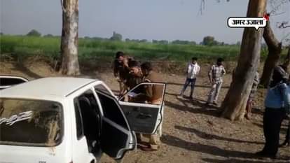A youth body found in a car in suspected condition in hamirpur 