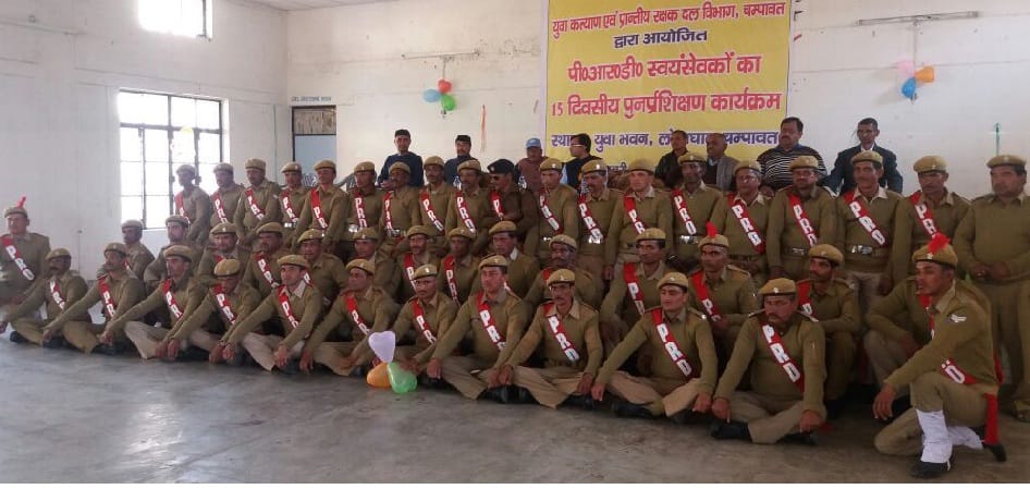 Training of PRD jawans