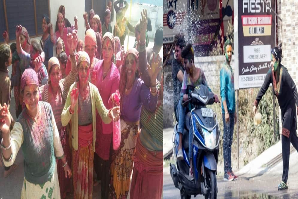 holi celebration in uttarakhand dehradun