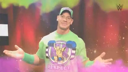 virender sehwag and john cena along with other sports persons wishes holi to fans on twitter