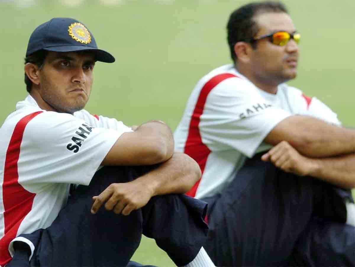 sourav ganguly gives a bold statement about virender sehwag batting
