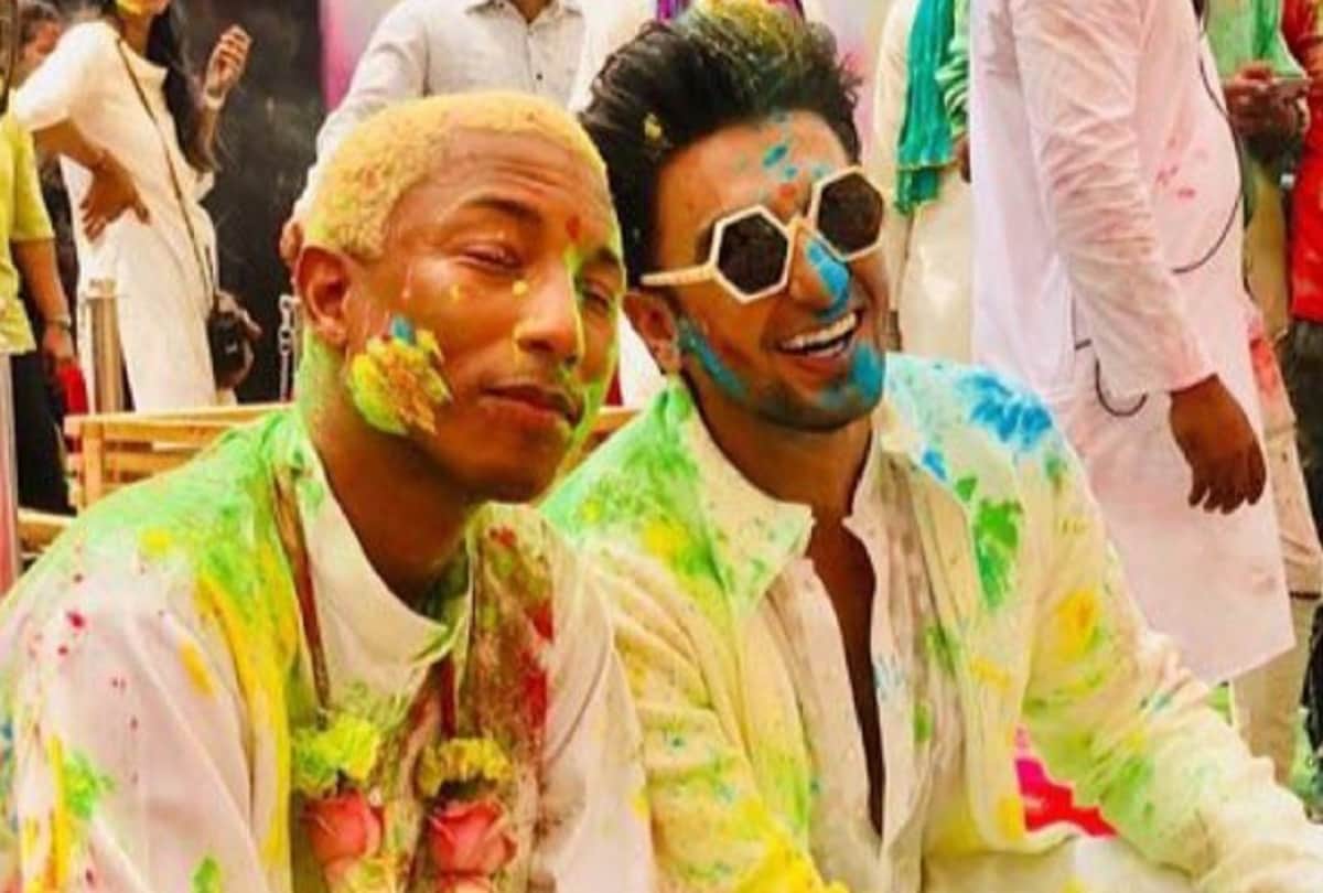 pharrell williams and ranveer singh in mumbai