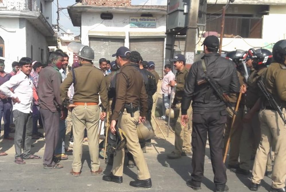 fight between two communities on holi  in bhagwanpur uttarakhand