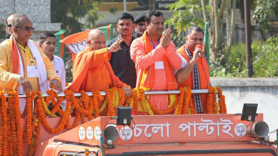 UP CM Yogi Adityanath is delighted for the victory in Tripura