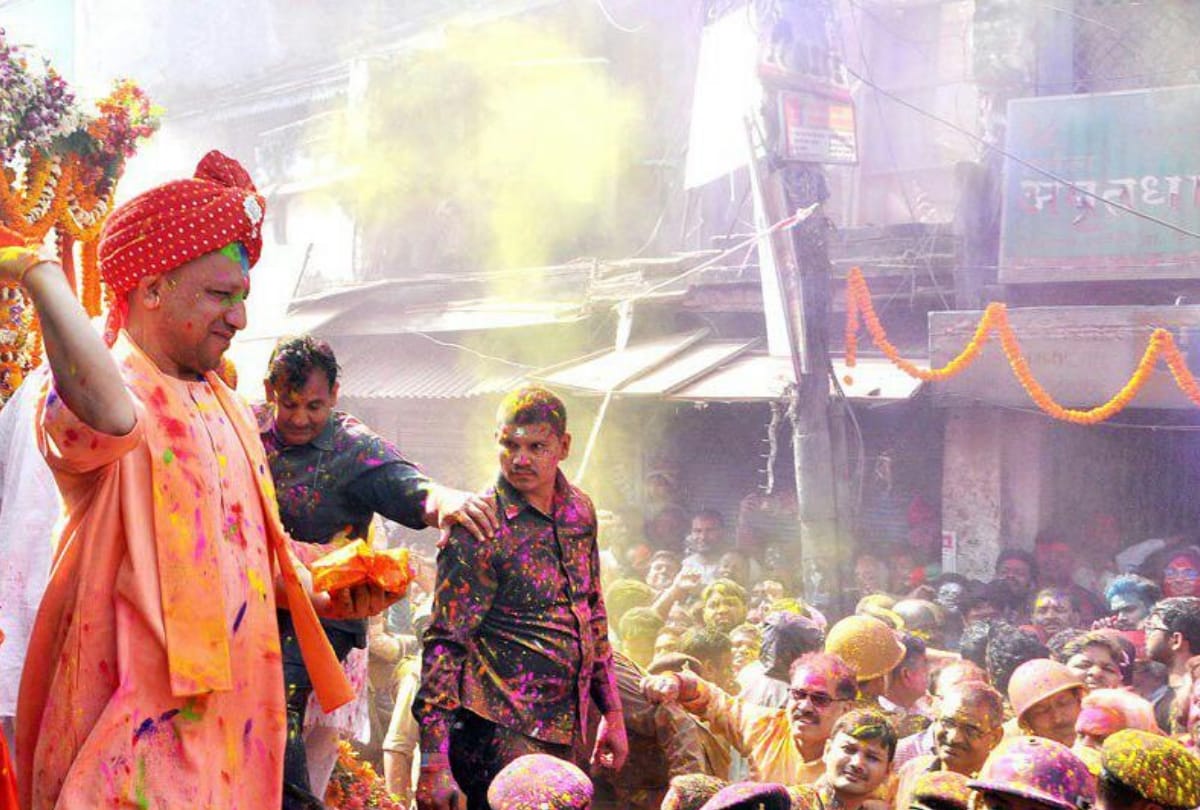 holi pics of political leaders
