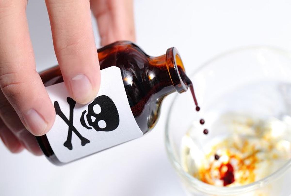 poisoning to children women also take poison