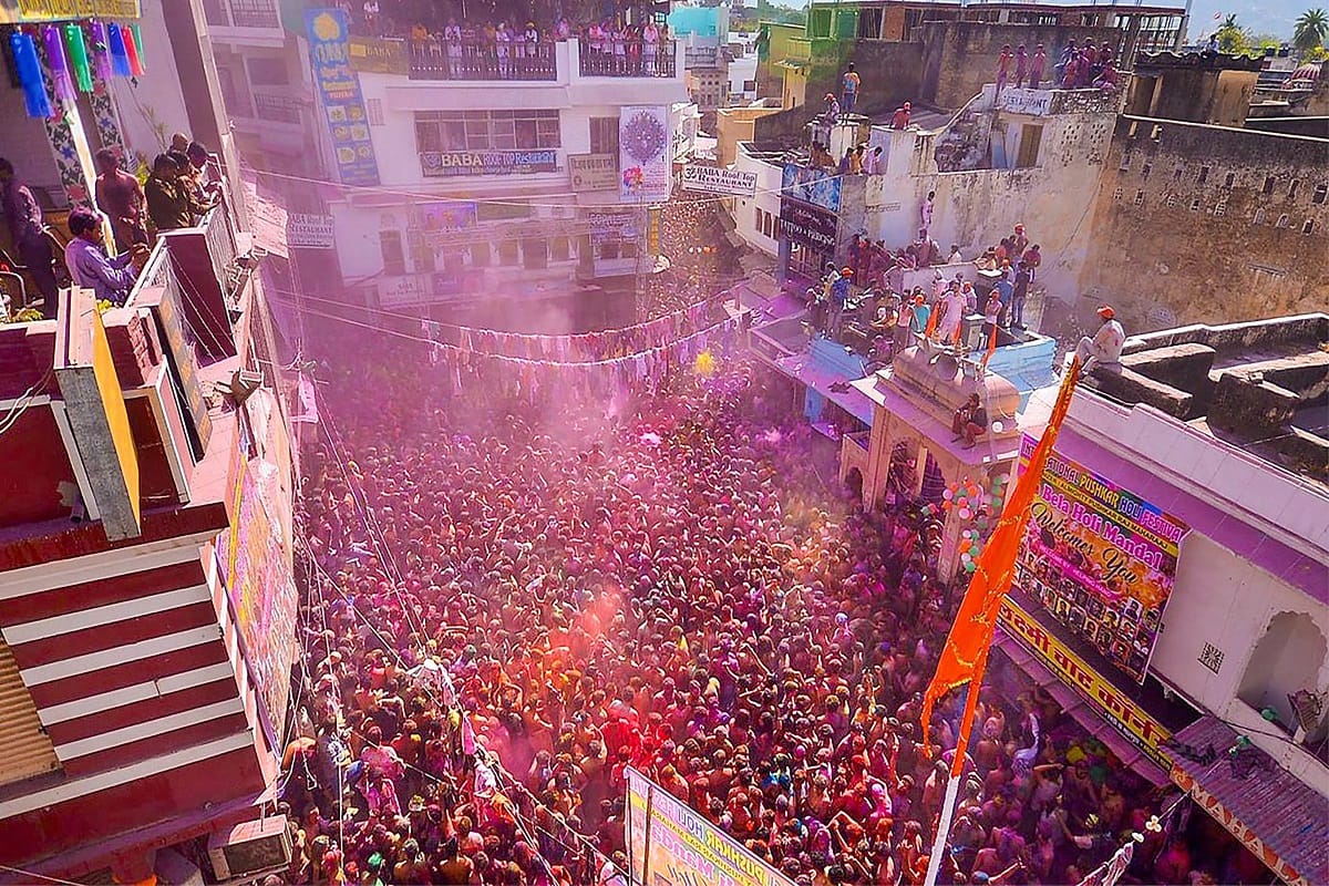 Holi 2018 highlights holi celebration across india colours of holi pictures of holi