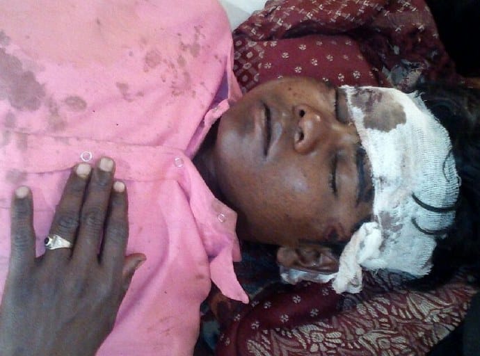 villager crushed to death