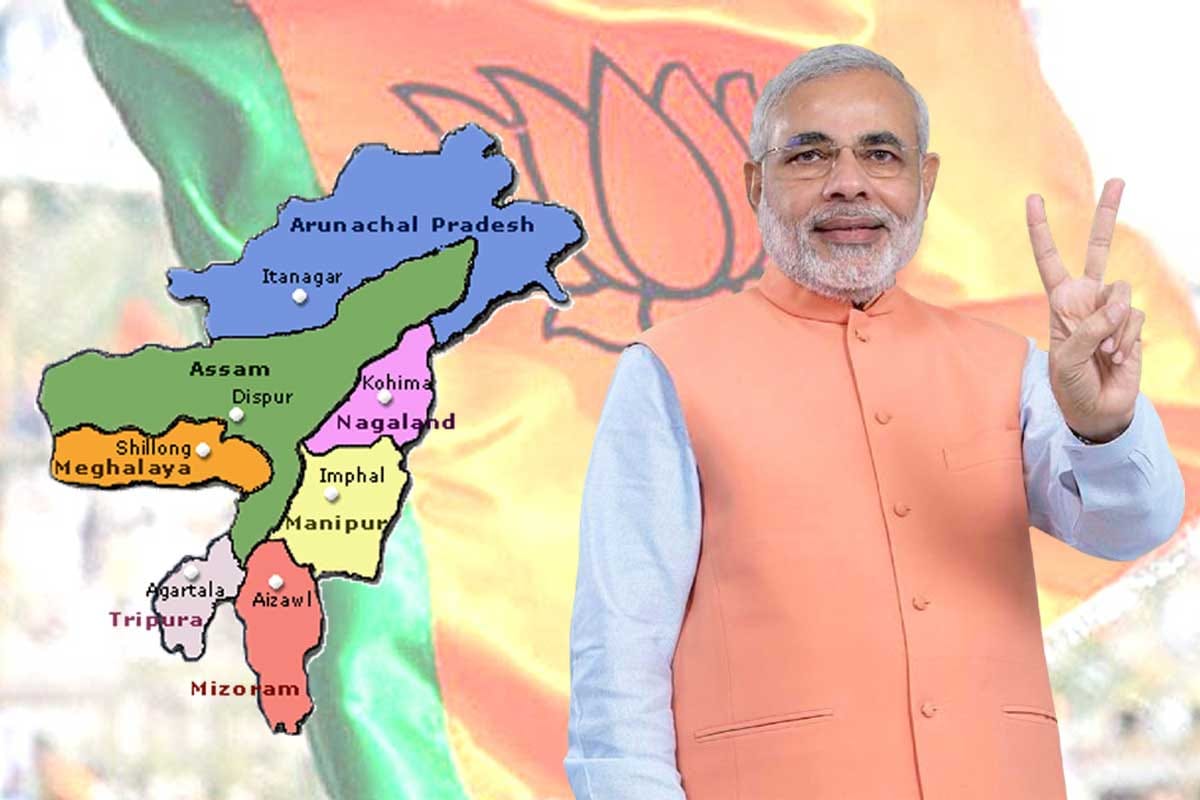 these are the reason why bjp growing in North east state 