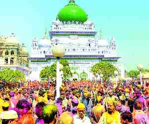 Holi celebrated with colours of love