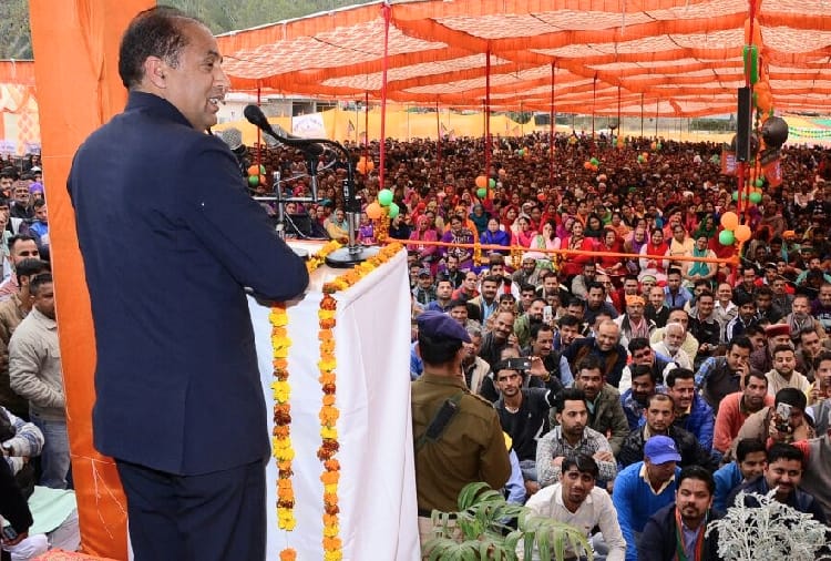 cm jairam thakur statement and targets congress