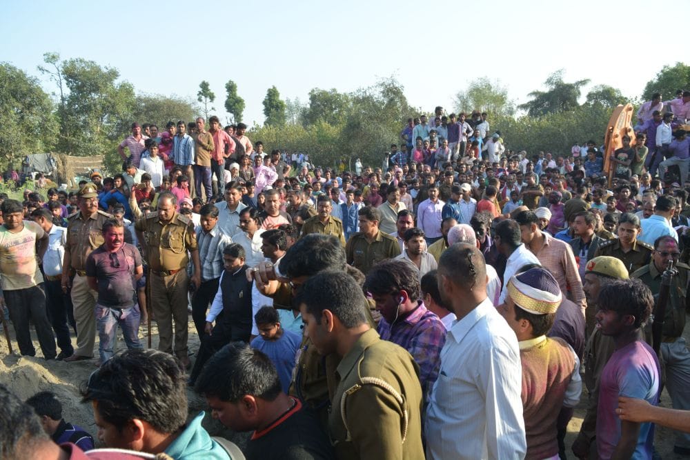 mathura death of two students suppressed in the soil