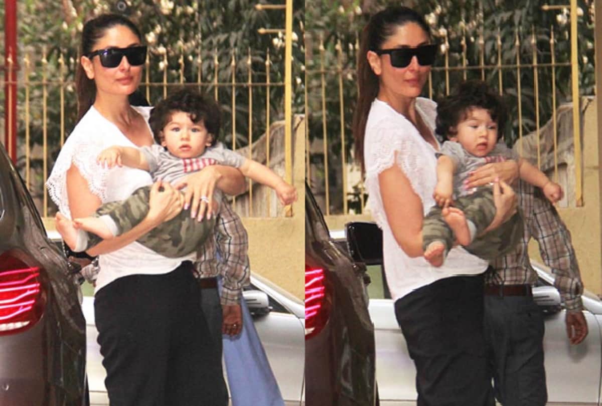 taimur horse riding with saif ali khan pictures goes viral on social media