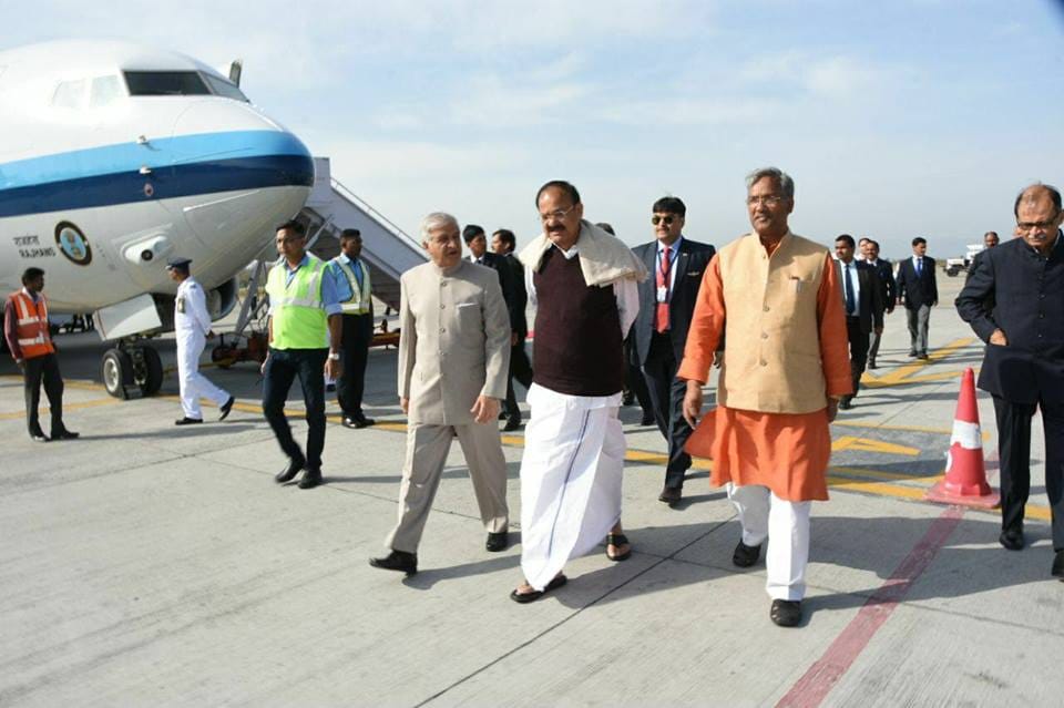 venkaiah naidu visit dehradun
