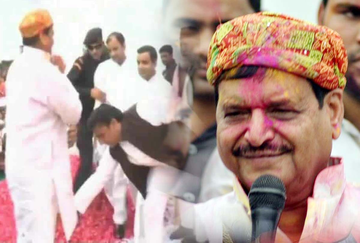 holi festival in yadav family at saifai