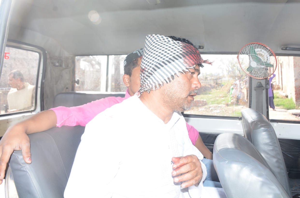 8 arrested in stone pelting and stamede