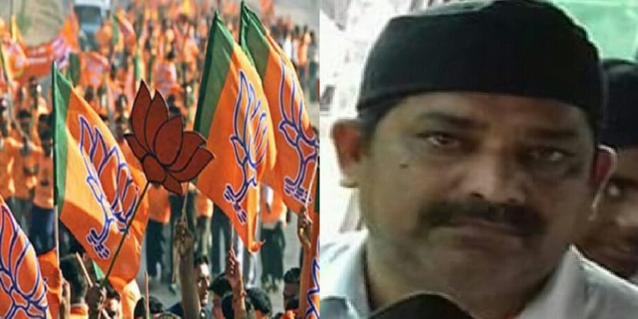 BJP leader dies from brain haemorrhage, party workers get hurt