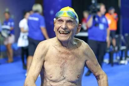 99 year old Australian swimmer breaks world record 