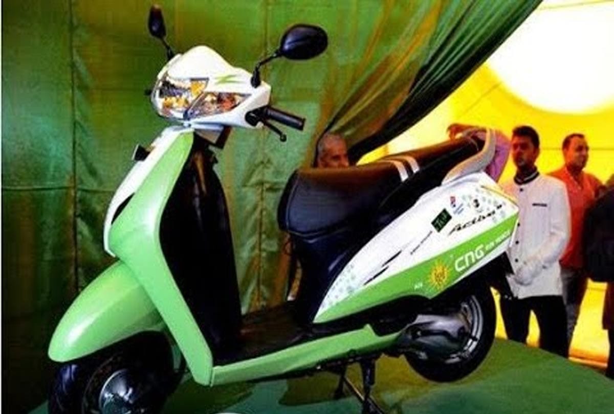 Scooty will run by CNG