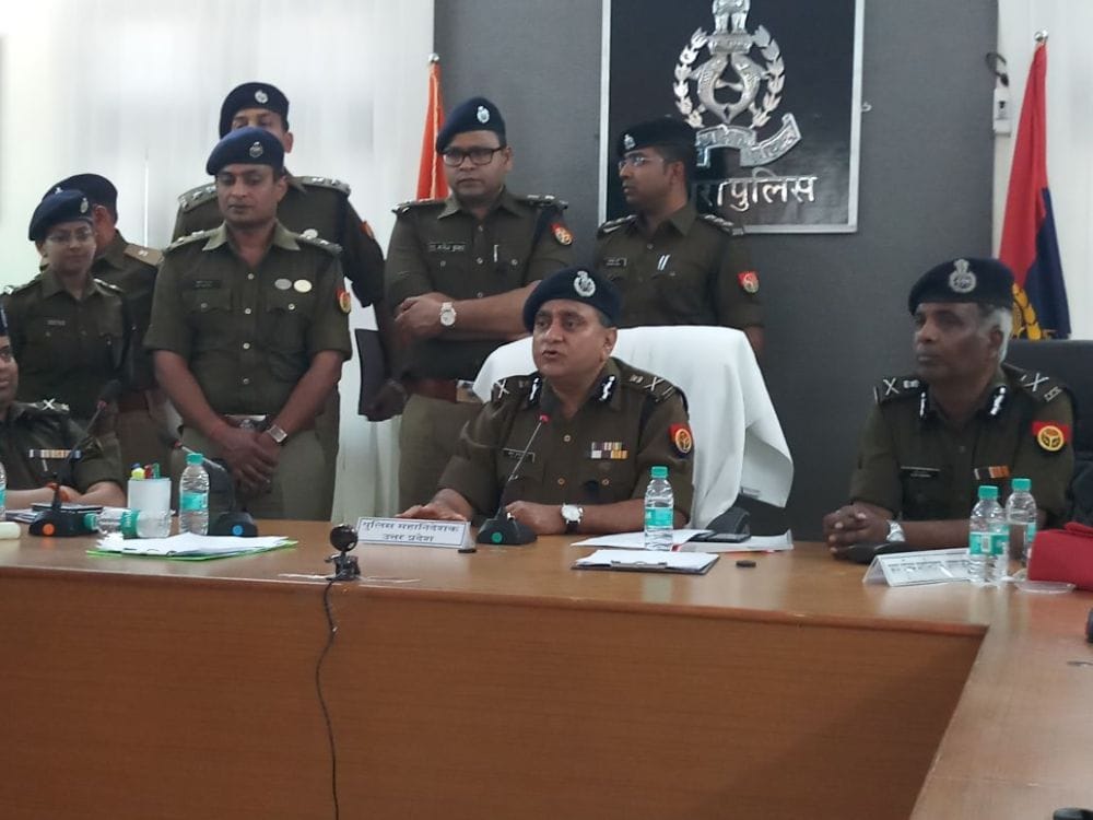 dgp said crime under control in uttar pradesh