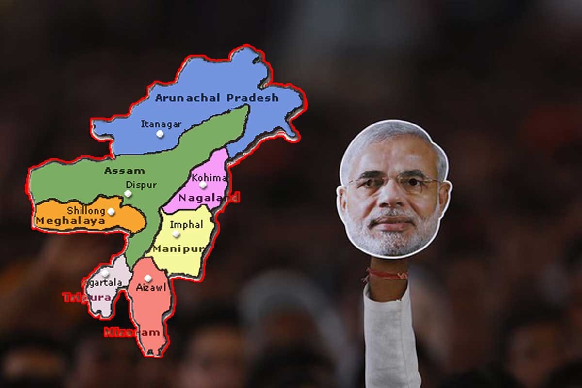 Political meaning of BJP's expansion in North East Part of India 
