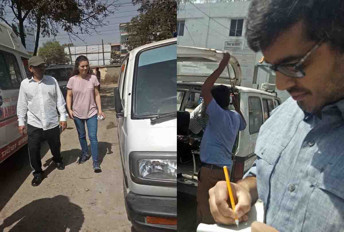 nri son and father come to kanpur for support hailet hospital