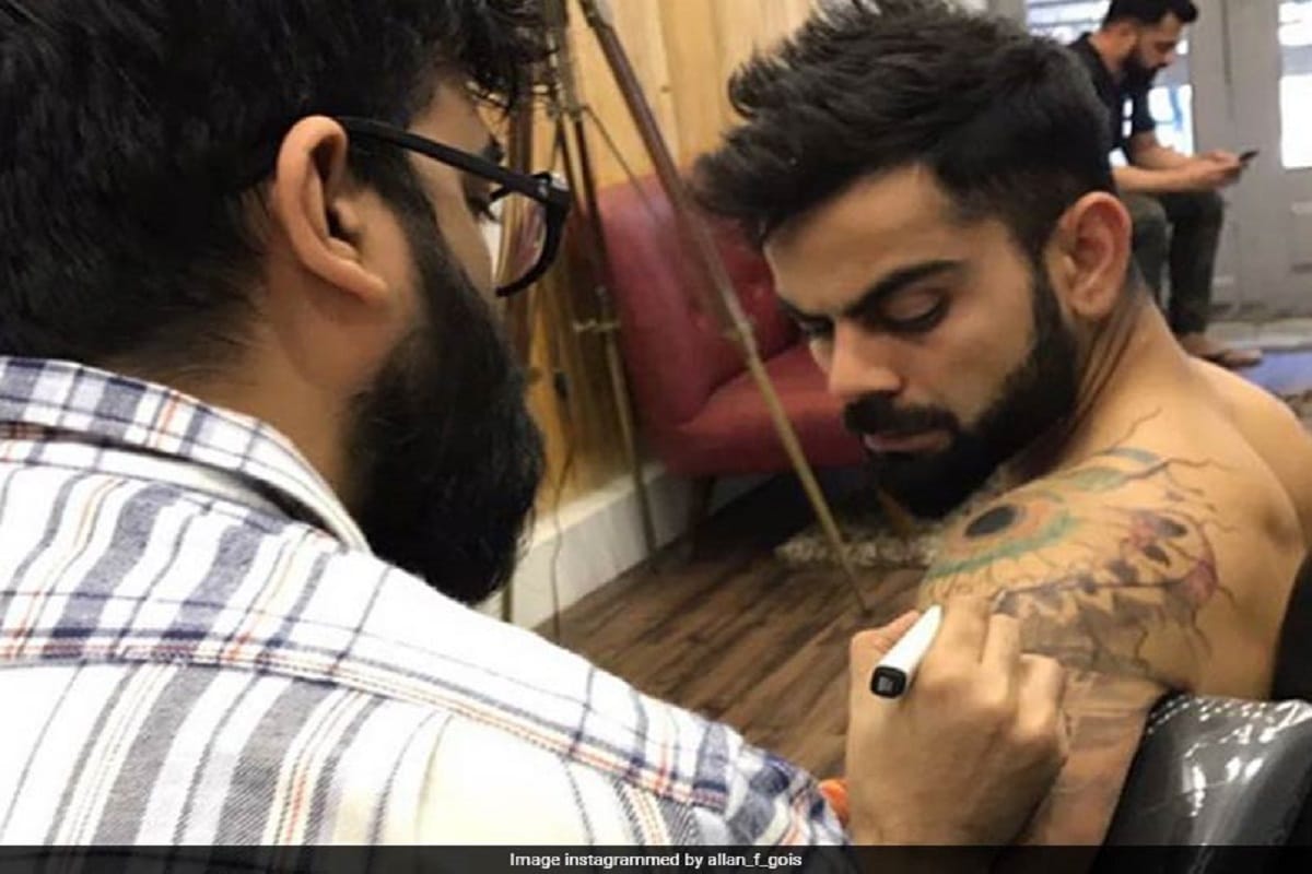 team india skipper Virat Kohli gets new tattoo on his body