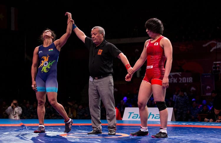 Navjot Kaur First Indian Woman Wins Gold Medal in Asian Wrestling Championship 2018