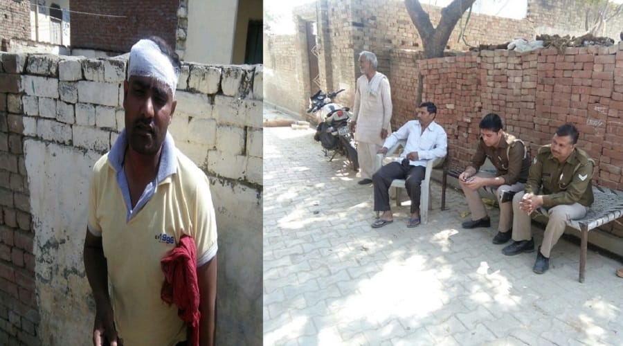 up: Bloody conflicts in Jaat and Dalits, many injured, force deployed