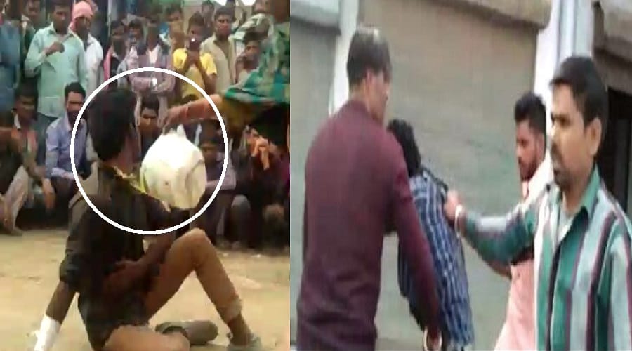 up: urine in the mouth of a man in panchayat, beating, video viral