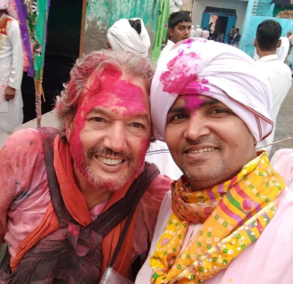 hooranga holi organized in kosi kalan of mathura