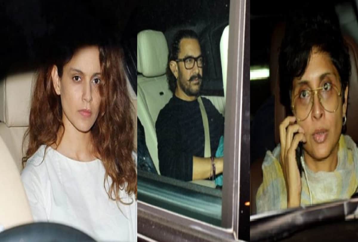 Kangana Aamir Khan with Kiran Rao visited Boney Kapoor residence to condole Sridevi tragic demise