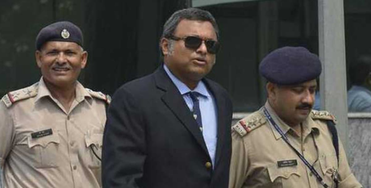 Karthi Chidambaram transfers 1.8 crore rupees in senior politician account