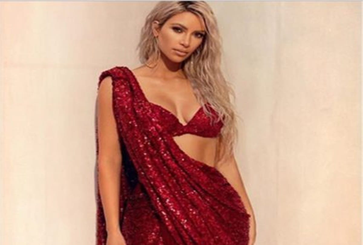kim kardashian new photoshoot has been viral in indian style