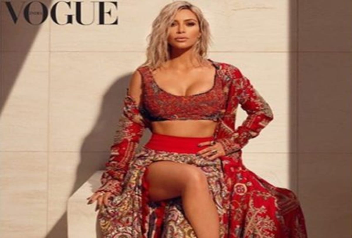 kim kardashian new photoshoot has been viral in indian style