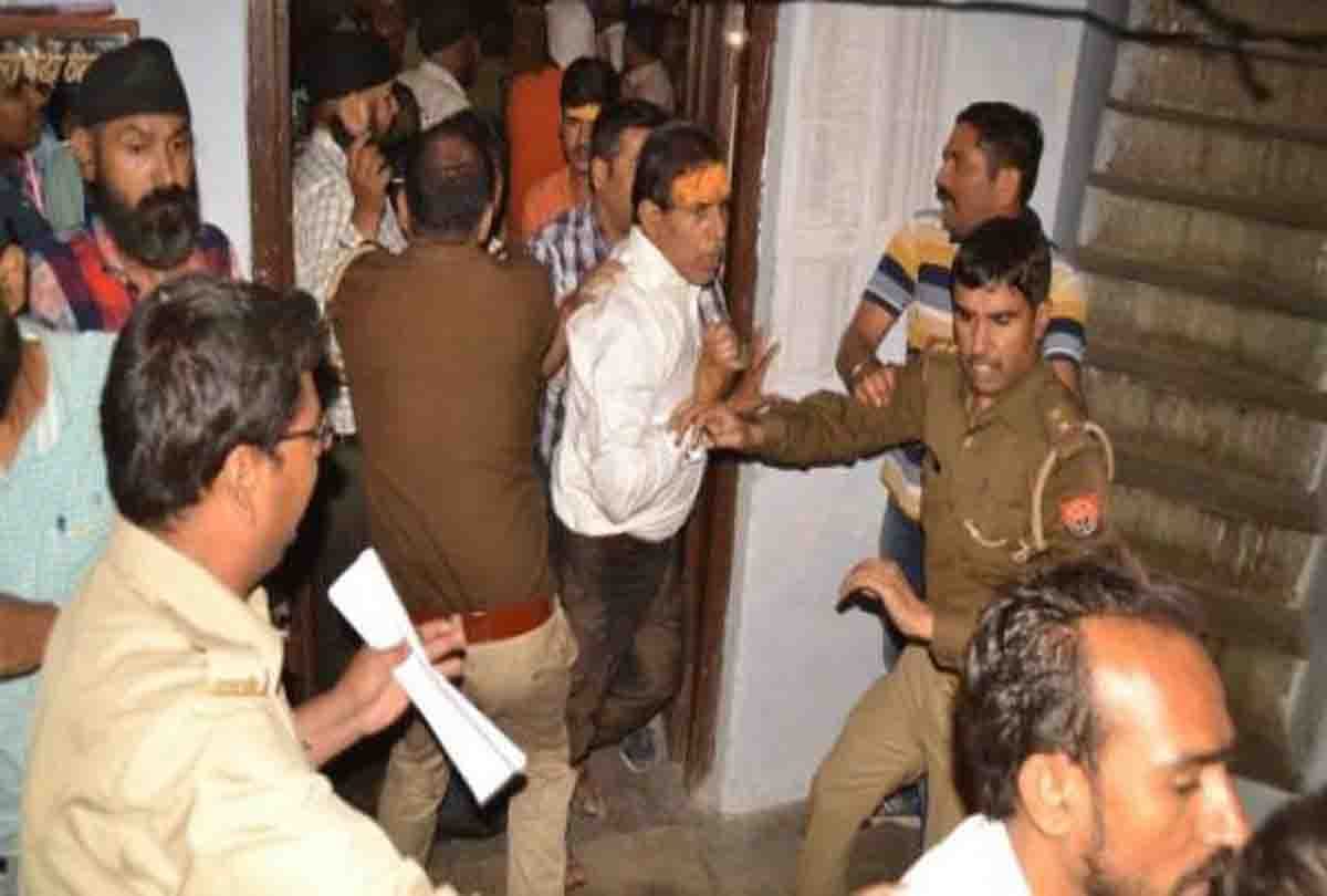 bjp and congress worker